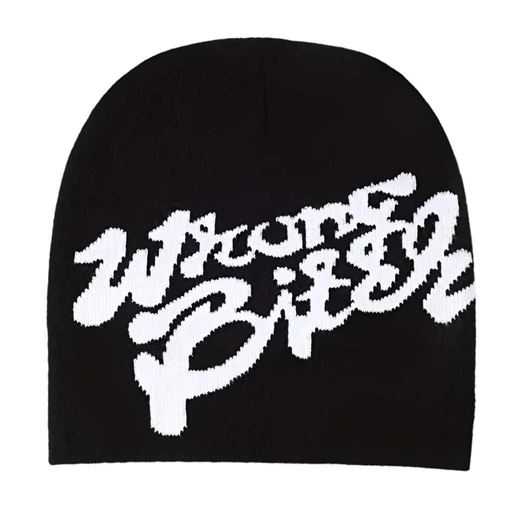 Letter Knit Beanie - Image 3