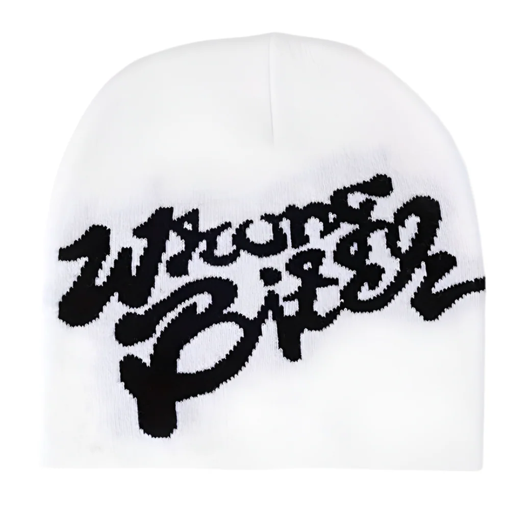 Letter Knit Beanie - Image 5